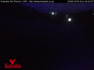 Kawaba Mid-Mountain snow cam captured at 4 October 2026 at 11:57 pm GMT+9