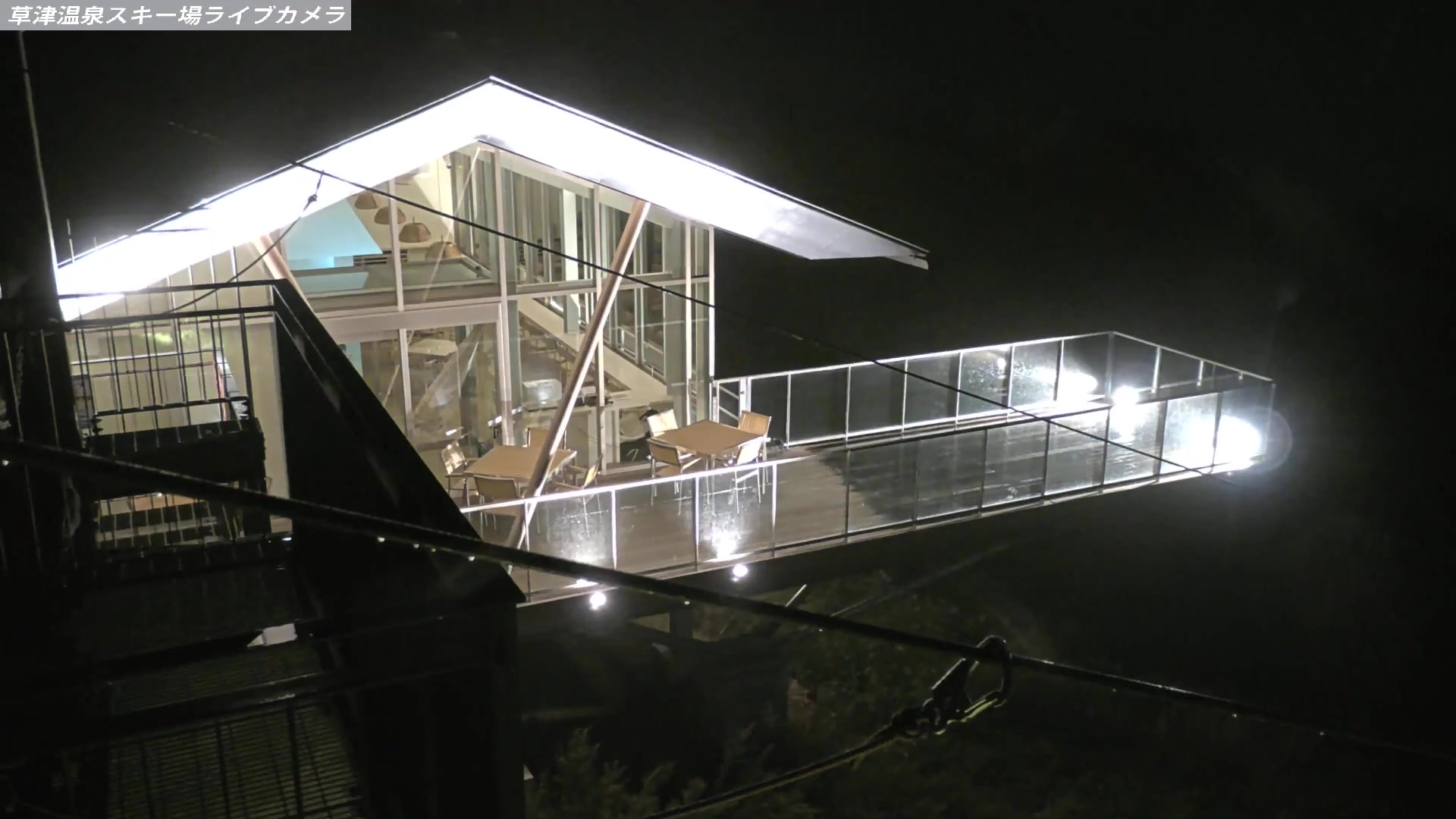 Kusatsu Onsen Tengu Peak Area snow cam captured at 19 September 2026 at 11:37 pm GMT+9