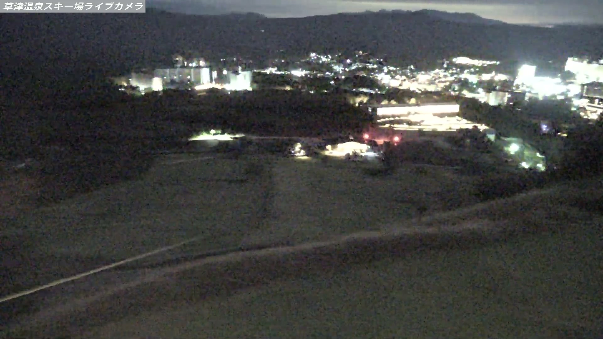 Kusatsu Onsen Tengu Peak Area snow cam captured at 24 September 2026 at 11:16 pm GMT+9