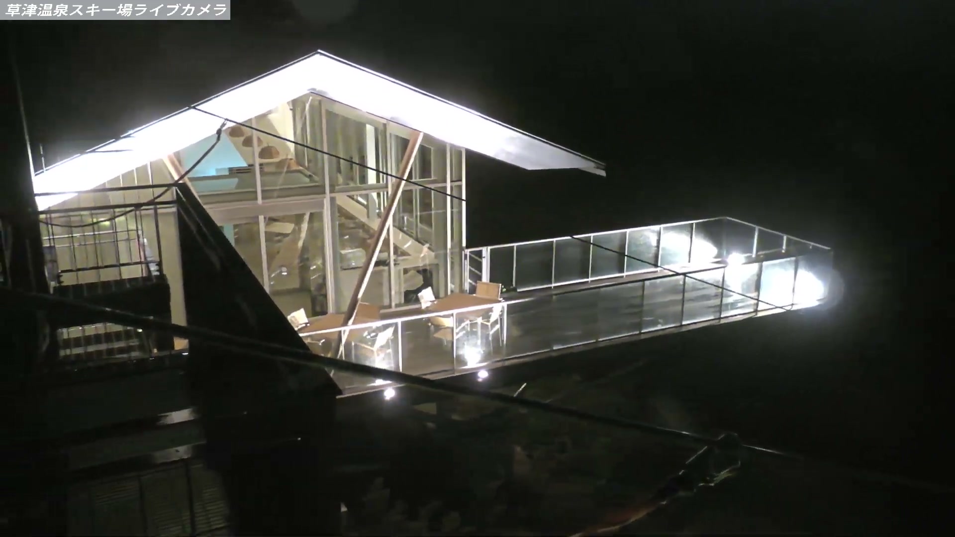 Kusatsu Onsen Tengu Peak Area snow cam captured at 27 September 2026 at 11:37 pm GMT+9