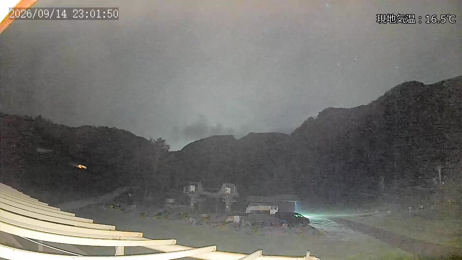 Marunuma Kogen Violet Course · 1,500m snow cam captured at 14 September 2026 at 11:33 pm GMT+9
