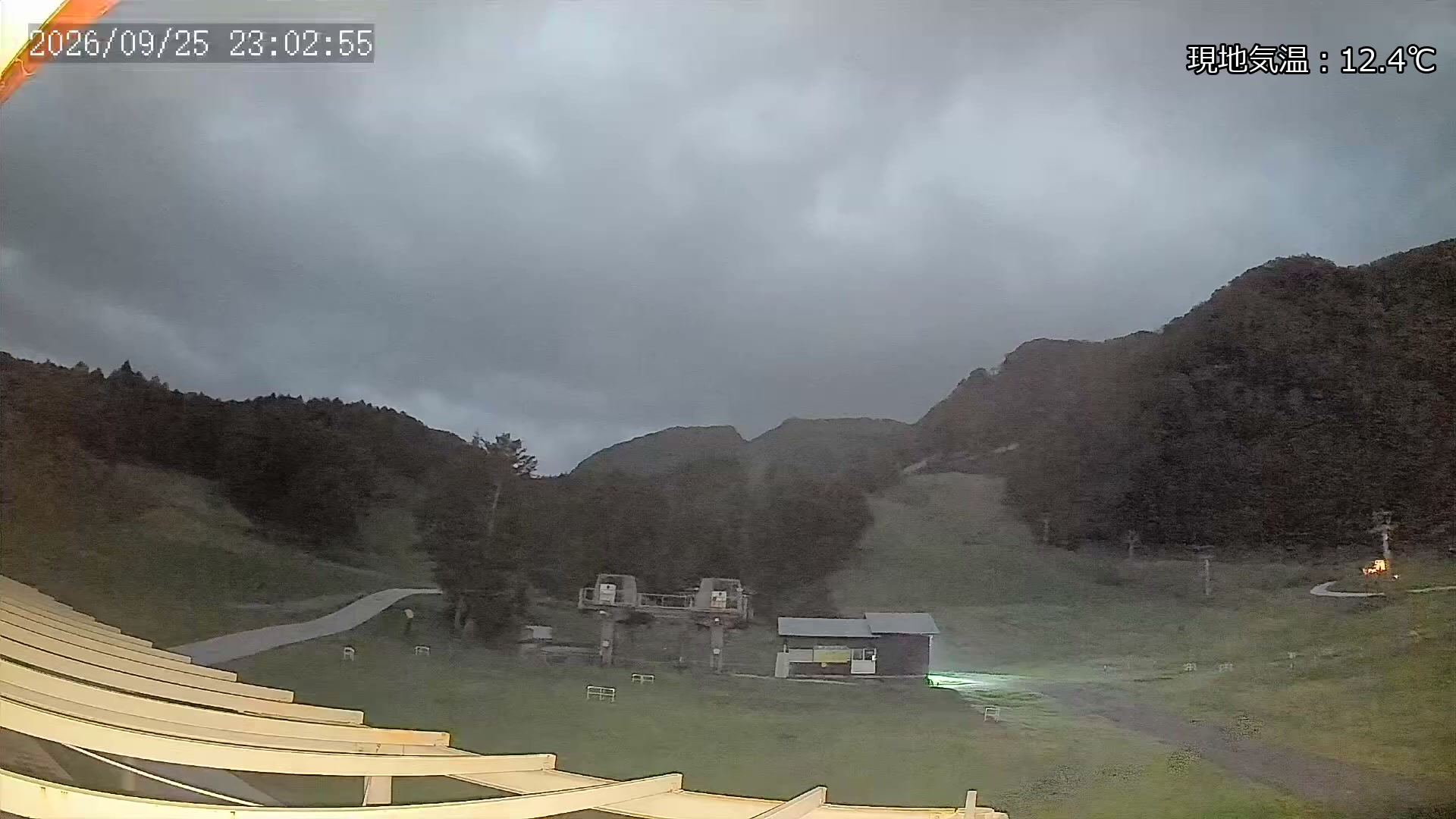 Marunuma Kogen Violet Course · 1,500m snow cam captured at 25 September 2026 at 11:40 pm GMT+9