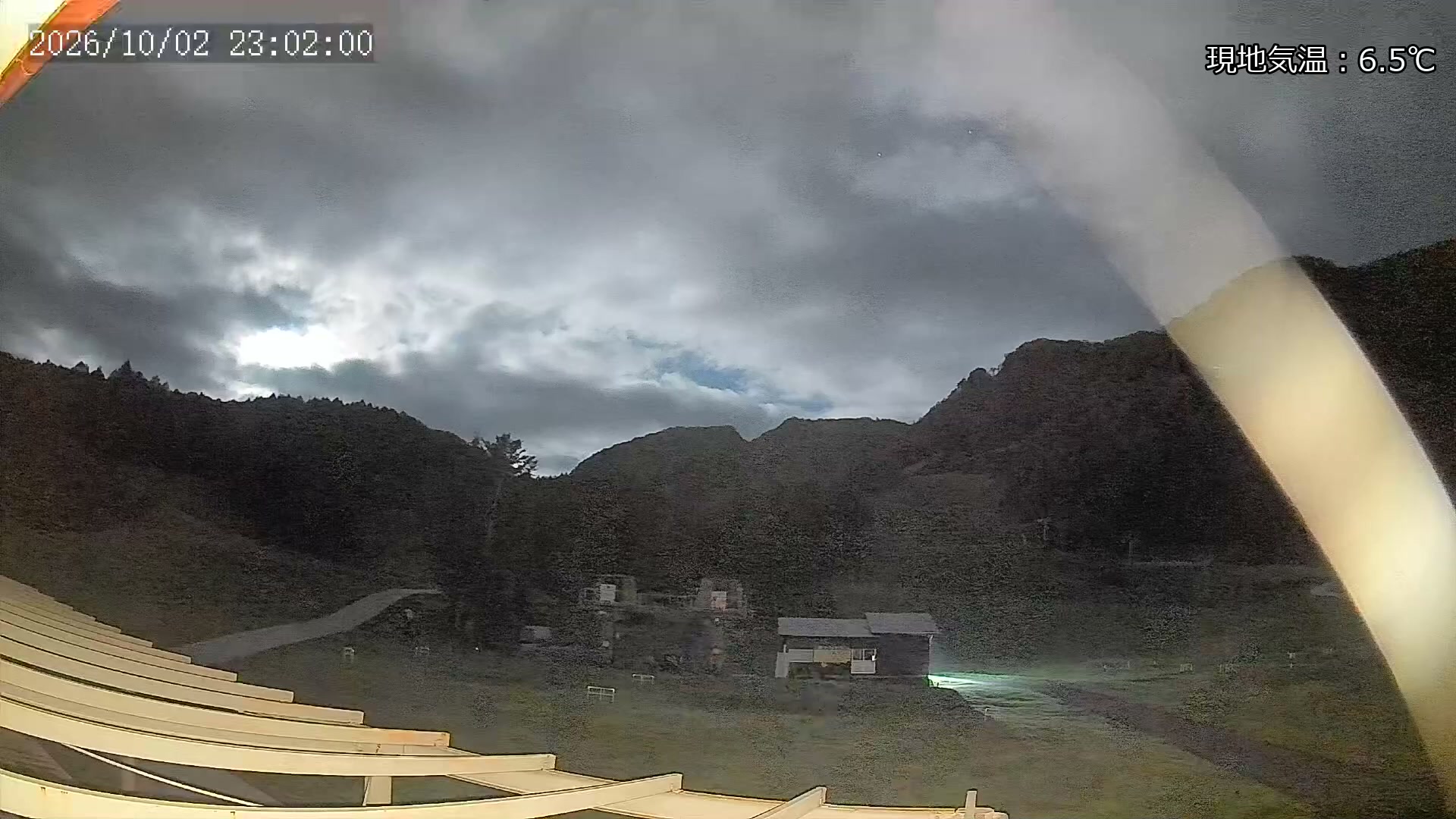 Marunuma Kogen Violet Course · 1,500m snow cam captured at 2 October 2026 at 11:47 pm GMT+9
