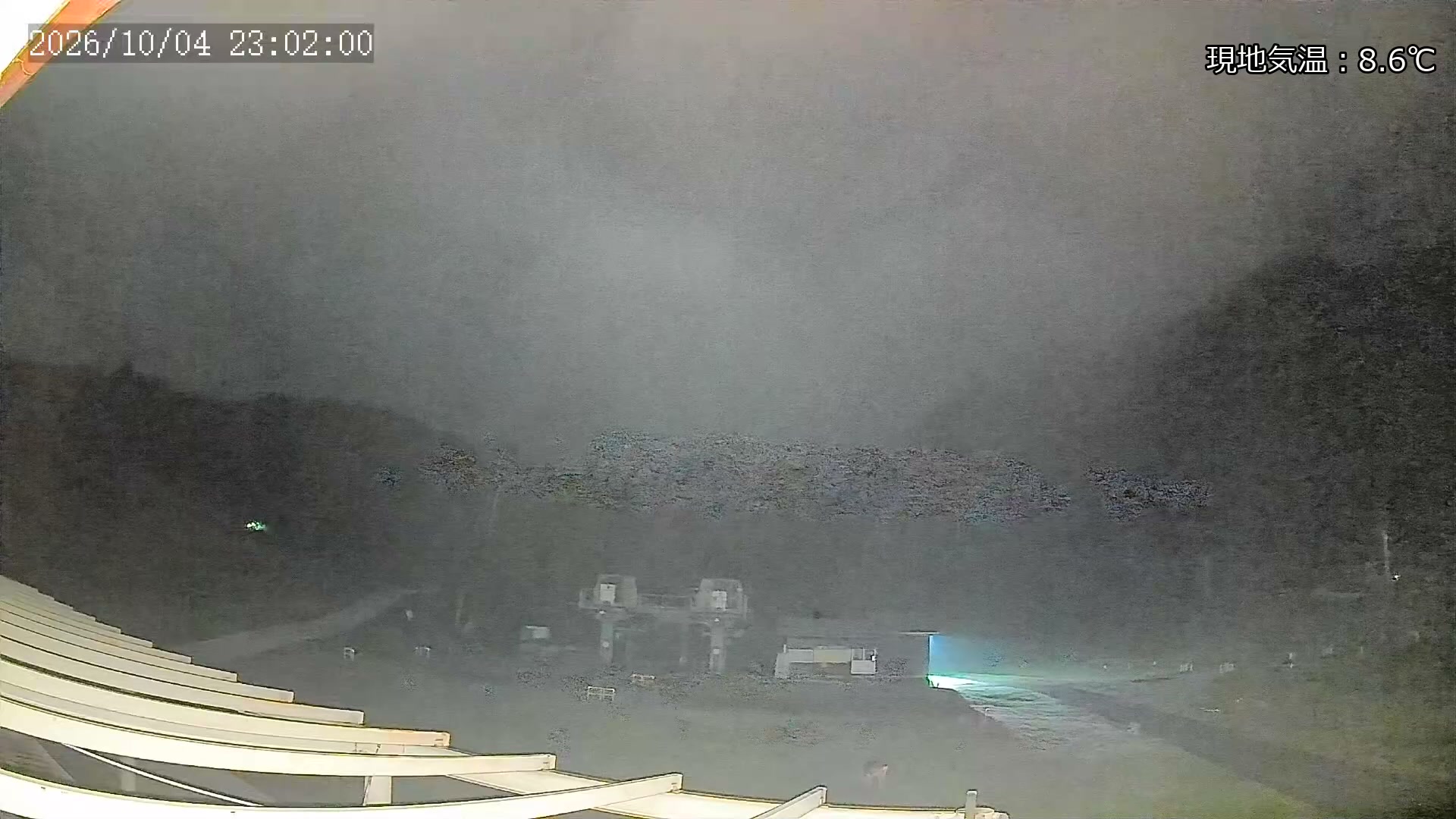 Marunuma Kogen Violet Course · 1,500m snow cam captured at 4 October 2026 at 11:05 pm GMT+9