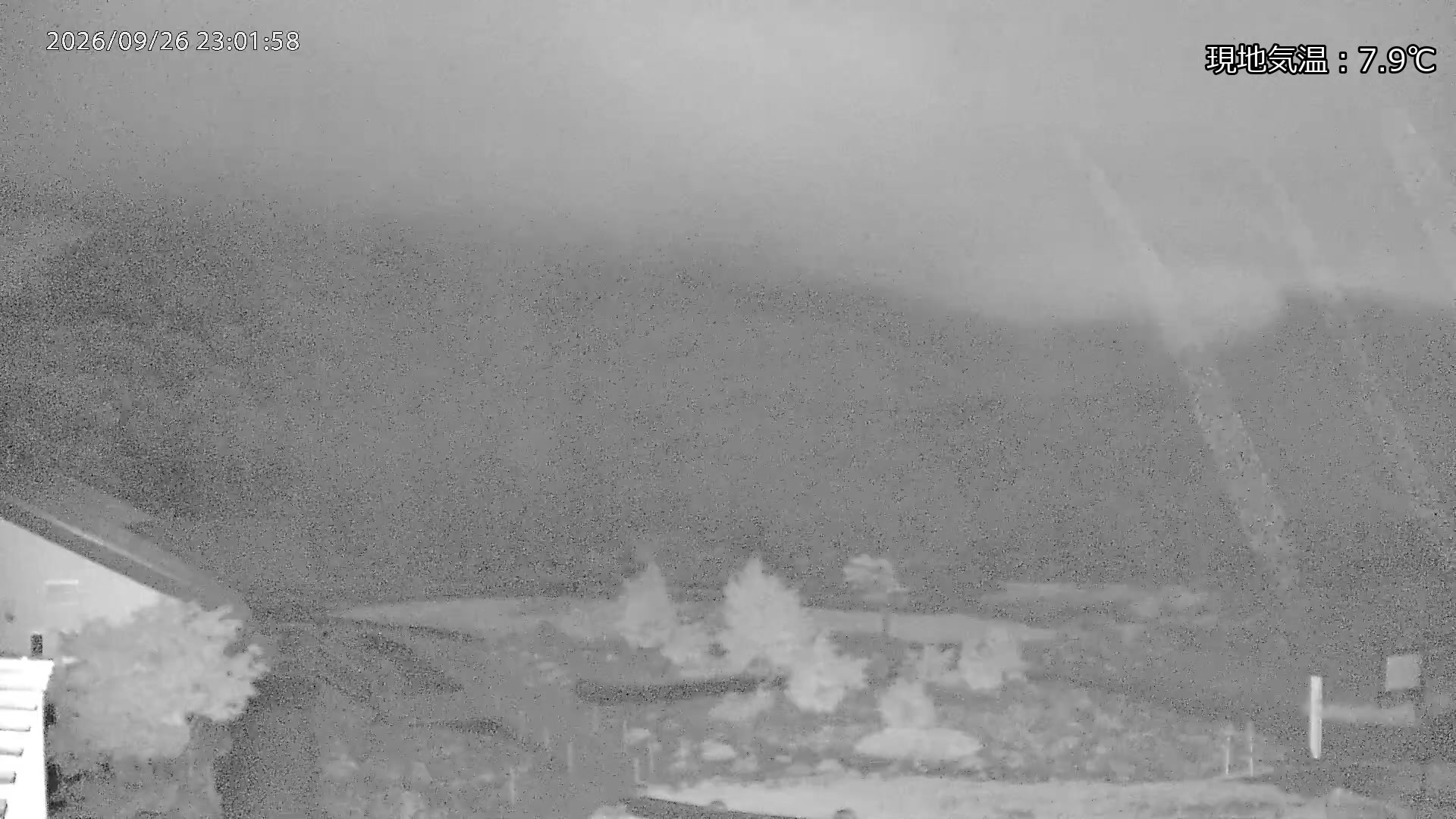 Marunuma Kogen Ropeway Summit Station · 2,000m snow cam captured at 26 September 2026 at 11:03 pm GMT+9