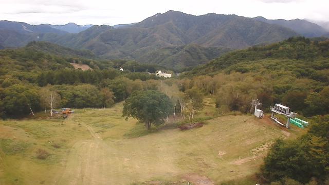 Minakami Kogen No. 3 Romance Lift · Okkirikomi and Sled Ride Courses snow cam captured at 6 October 2026 at 11:45 am GMT+9