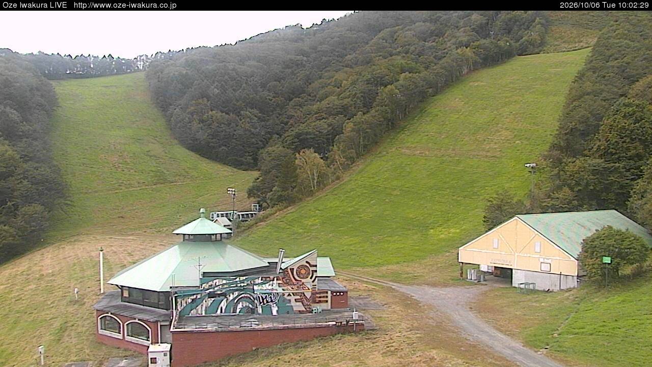 Oze Iwakura Rotating snow cam captured at 6 October 2026 at 10:08 am GMT+9