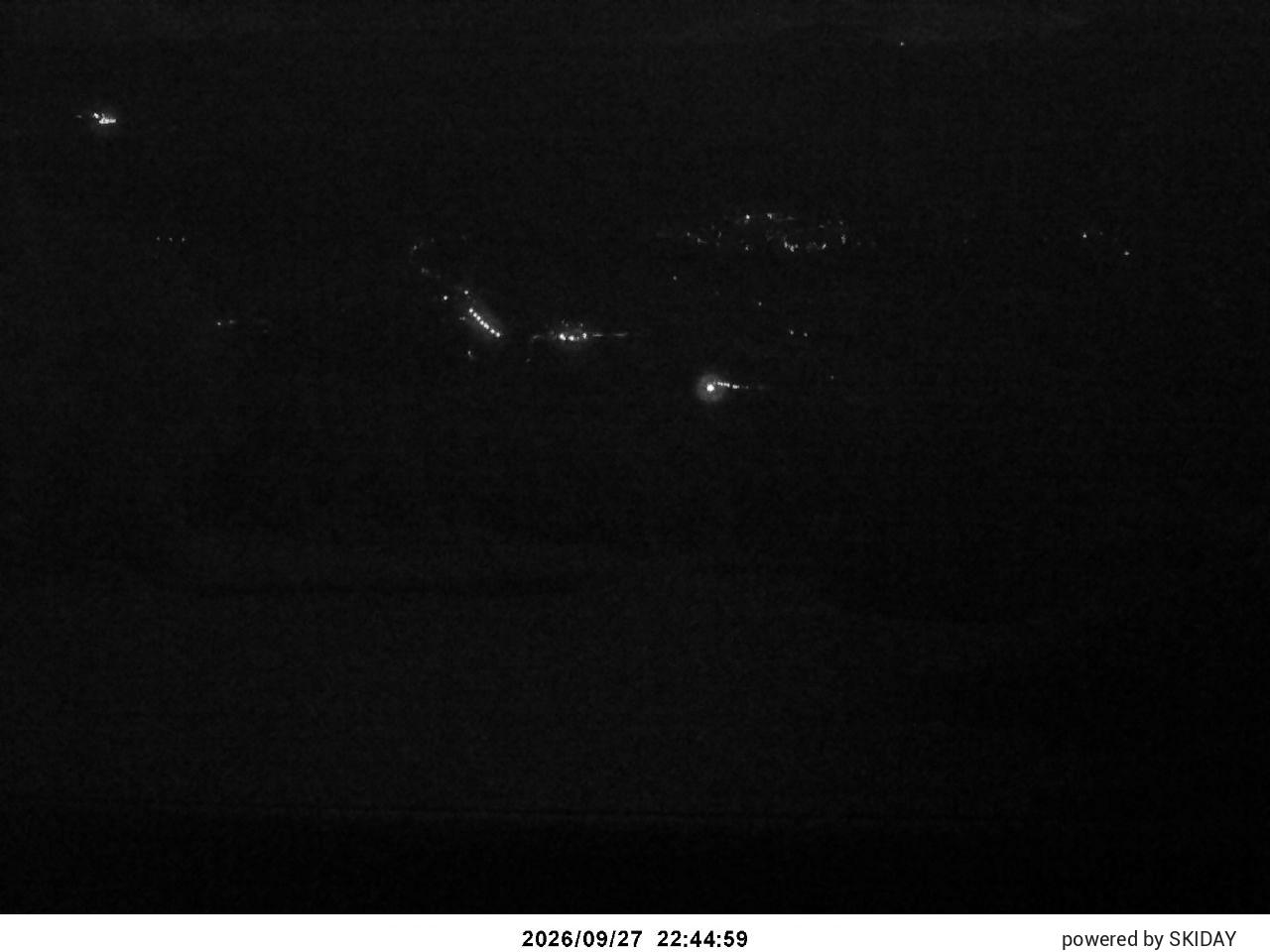 Akakura Kanko Akakan Live Camera snow cam captured at 27 September 2026 at 11:36 pm GMT+9
