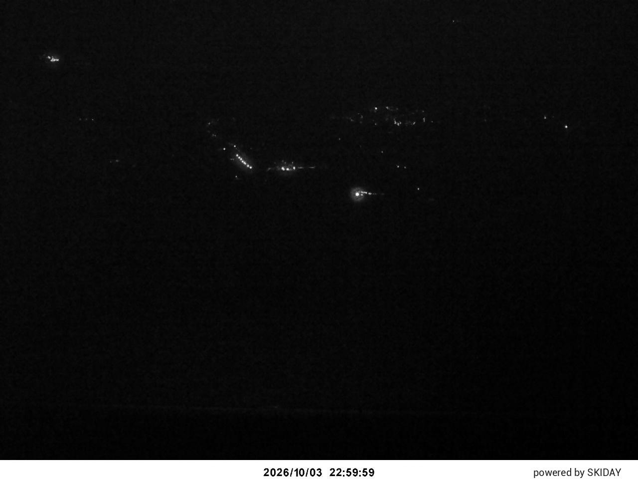 Akakura Kanko Akakan Live Camera snow cam captured at 3 October 2026 at 11:58 pm GMT+9