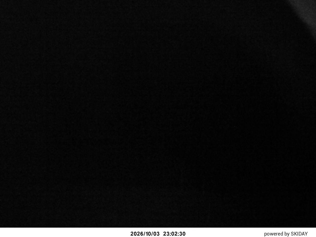 Ikenotaira Onsen Kayaba Slope Base snow cam captured at 3 October 2026 at 11:59 pm GMT+9