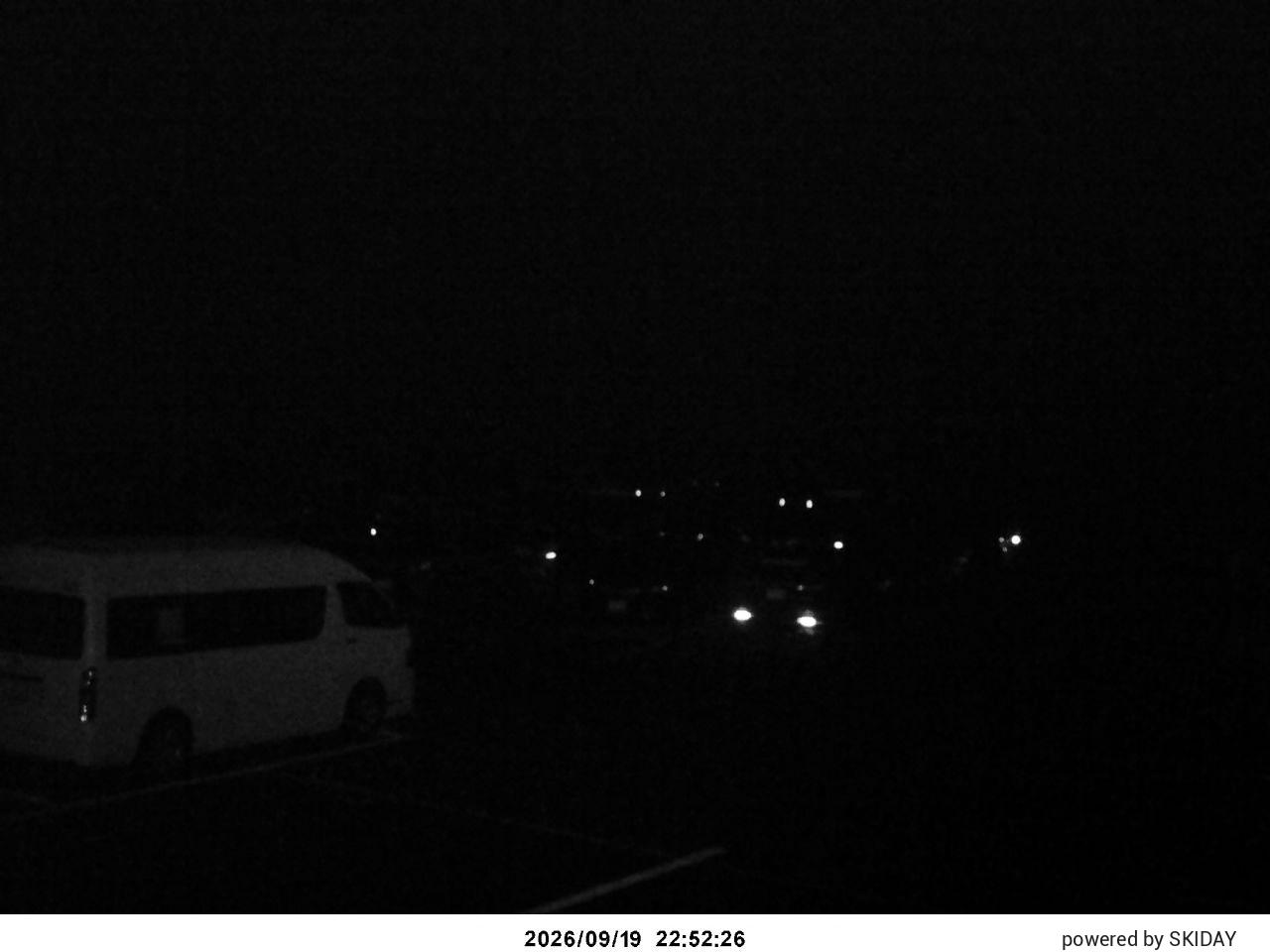 Kandatsu KSR National Highway Entrance snow cam captured at 19 September 2026 at 11:30 pm GMT+9