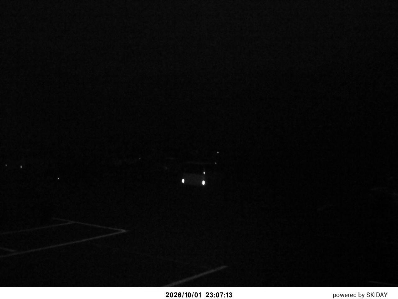 Kandatsu KSR National Highway Entrance snow cam captured at 1 October 2026 at 11:47 pm GMT+9