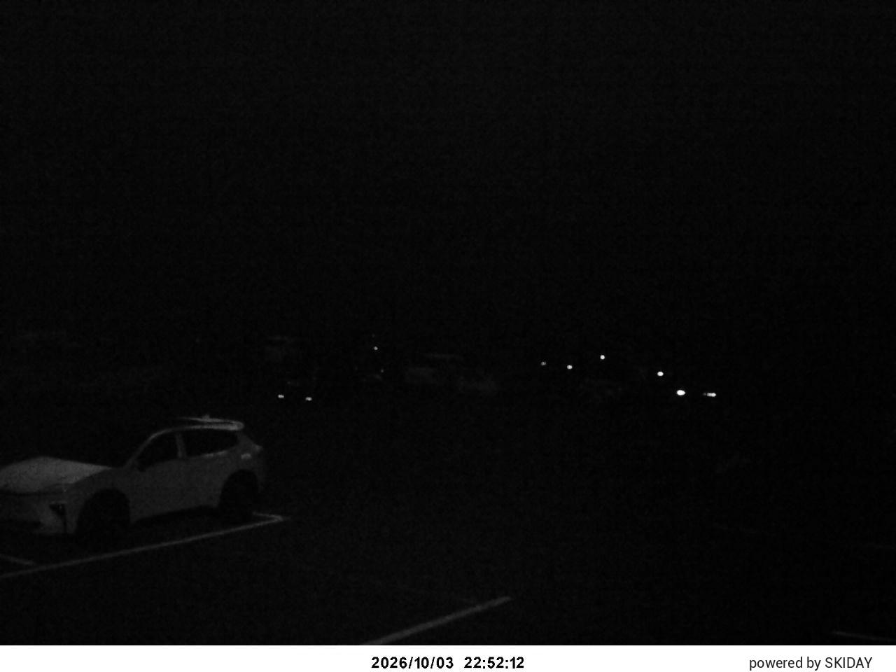 Kandatsu KSR National Highway Entrance snow cam captured at 3 October 2026 at 11:59 pm GMT+9