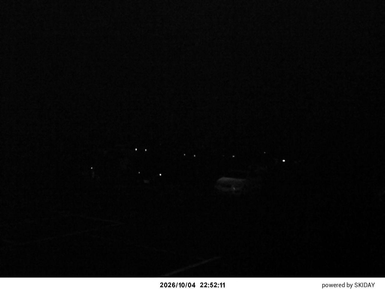 Kandatsu KSR National Highway Entrance snow cam captured at 4 October 2026 at 11:29 pm GMT+9