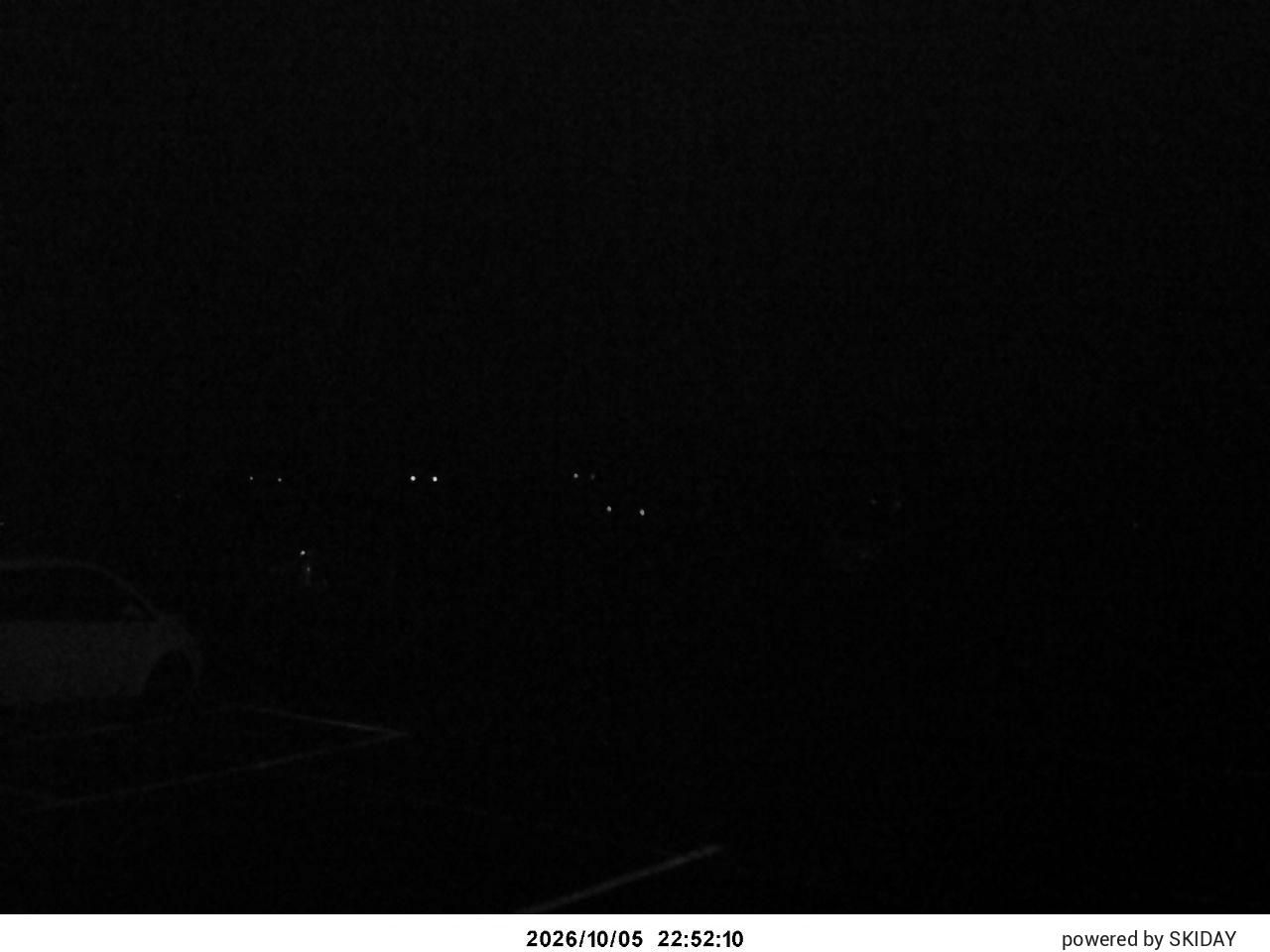 Kandatsu KSR National Highway Entrance snow cam captured at 5 October 2026 at 11:56 pm GMT+9