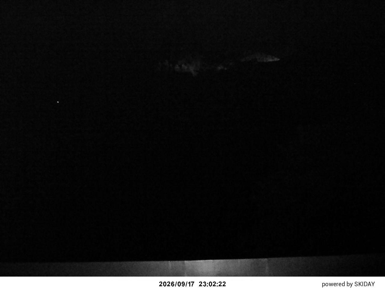 Naeba Takenohira Slope snow cam captured at 17 September 2026 at 11:45 pm GMT+9