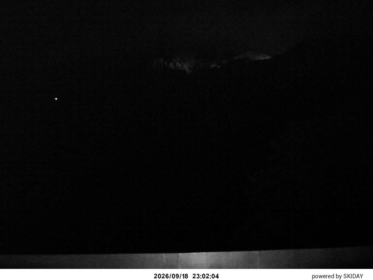 Naeba Takenohira Slope snow cam captured at 18 September 2026 at 11:09 pm GMT+9
