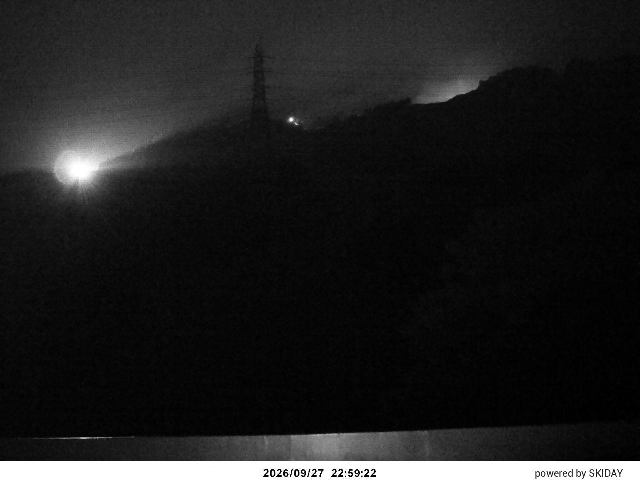 Naeba Takenohira Slope snow cam captured at 27 September 2026 at 11:38 pm GMT+9
