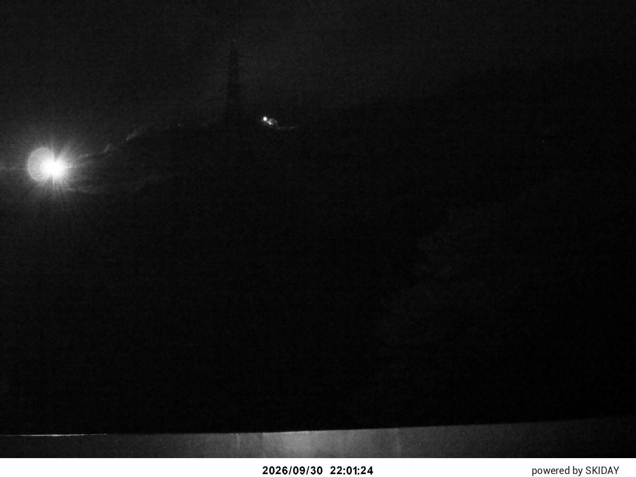Naeba Takenohira Slope snow cam captured at 30 September 2026 at 10:57 pm GMT+9