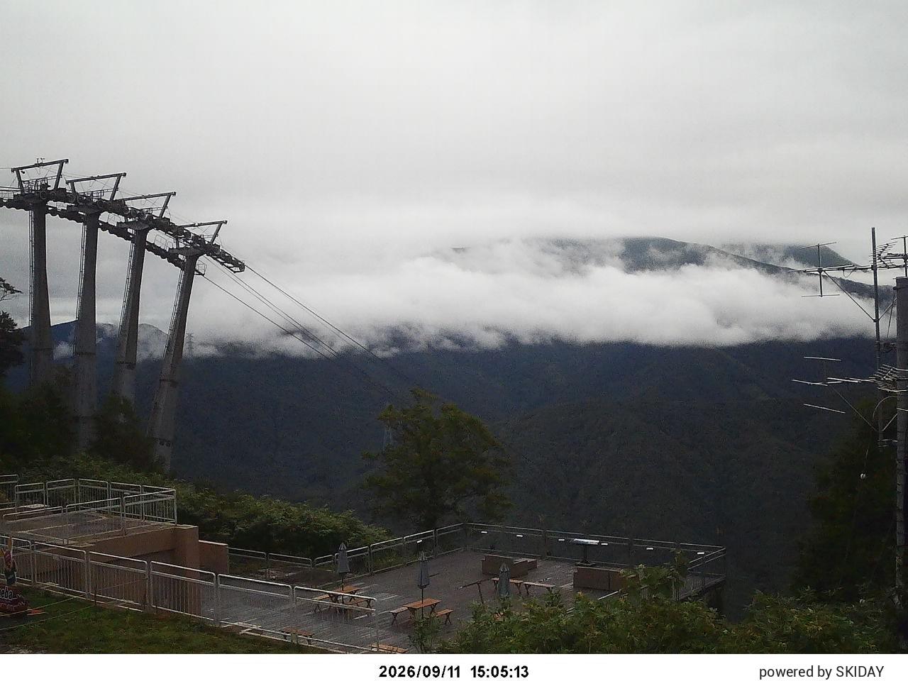 Naeba Large Slope snow cam captured at 11 September 2026 at 5:56 pm GMT+9