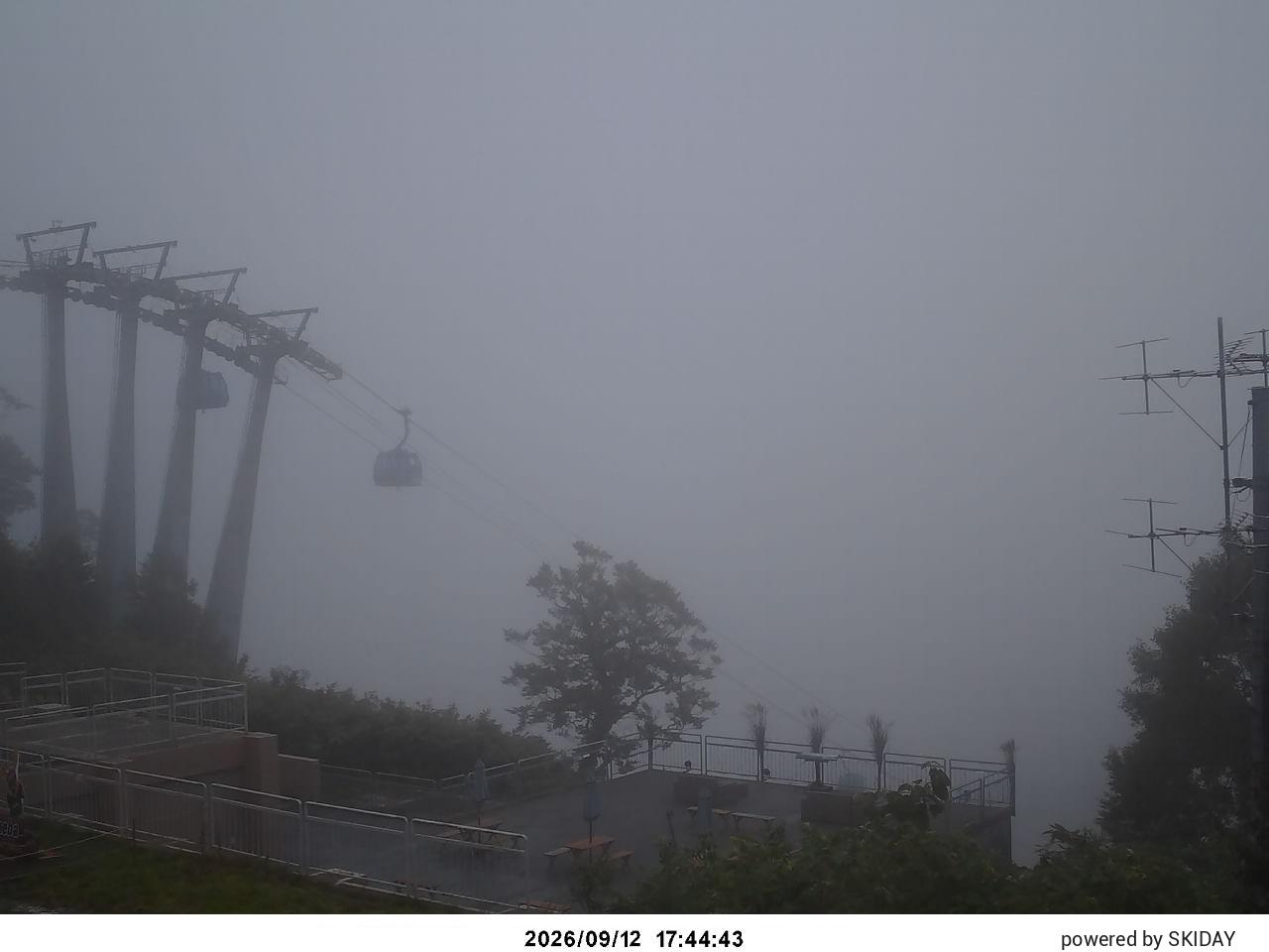 Naeba Large Slope snow cam captured at 12 September 2026 at 6:20 pm GMT+9