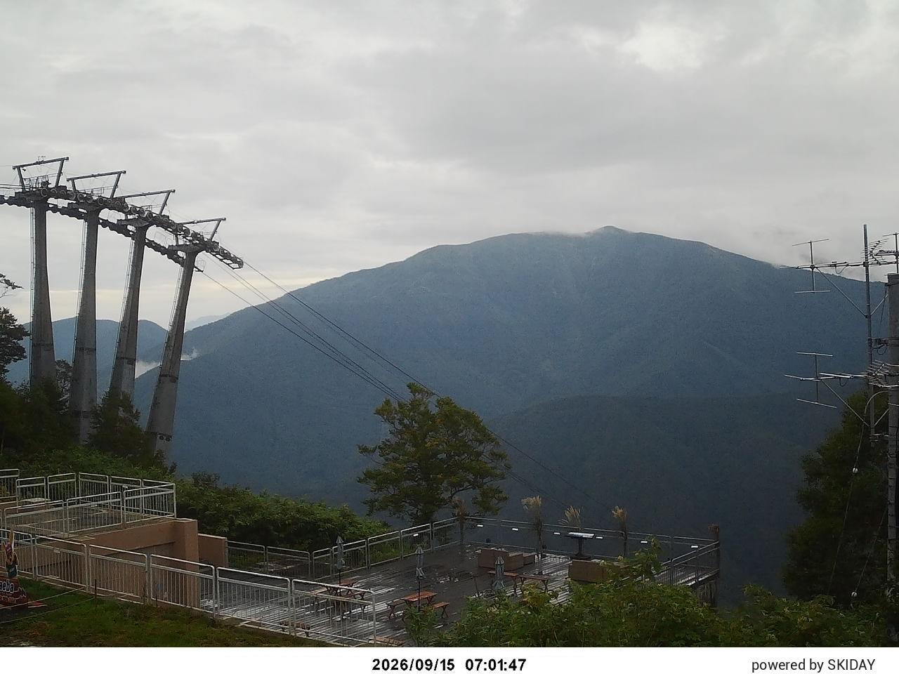 Naeba Large Slope snow cam captured at 15 September 2026 at 7:40 am GMT+9