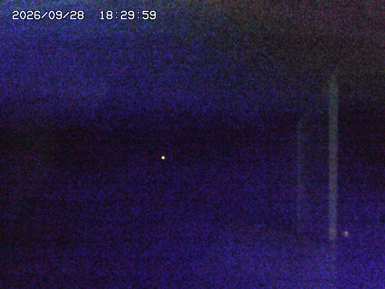 New GreenPIA New Greenpia Tsunan snow cam captured at 28 September 2026 at 7:58 pm GMT+9