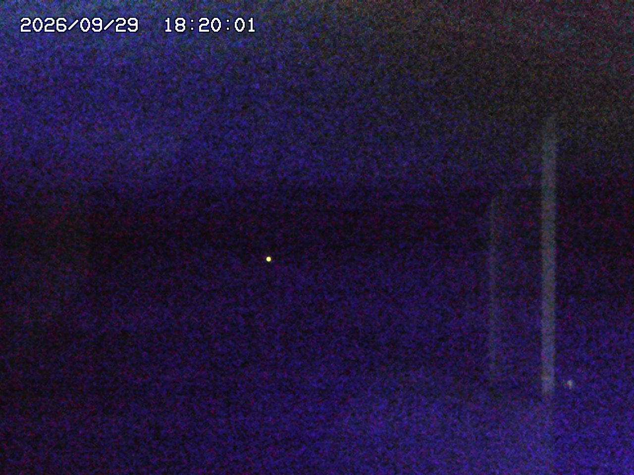 New GreenPIA New Greenpia Tsunan snow cam captured at 29 September 2026 at 7:23 pm GMT+9
