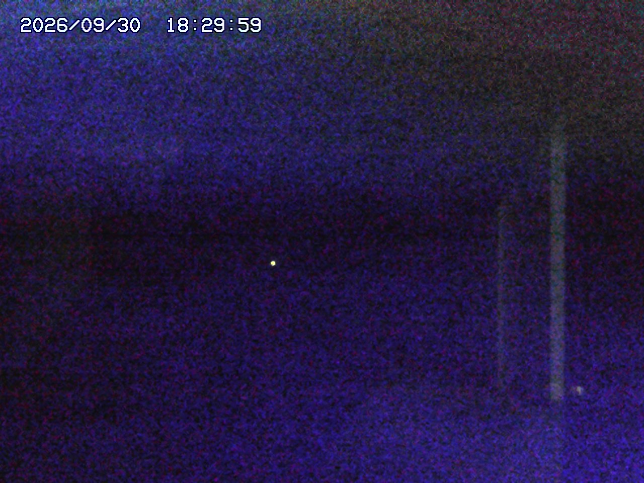New GreenPIA New Greenpia Tsunan snow cam captured at 30 September 2026 at 7:21 pm GMT+9