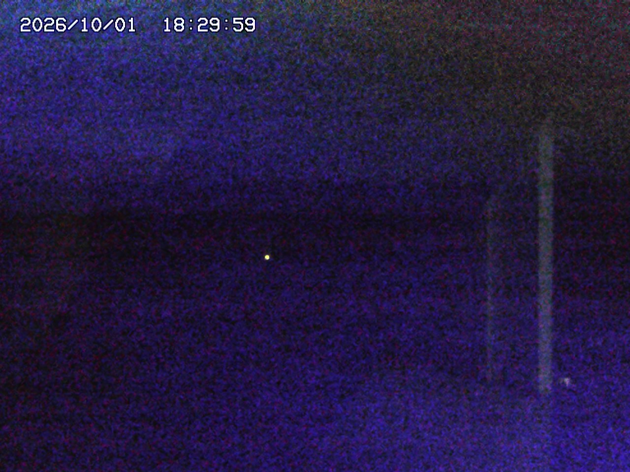 New GreenPIA New Greenpia Tsunan snow cam captured at 1 October 2026 at 7:27 pm GMT+9