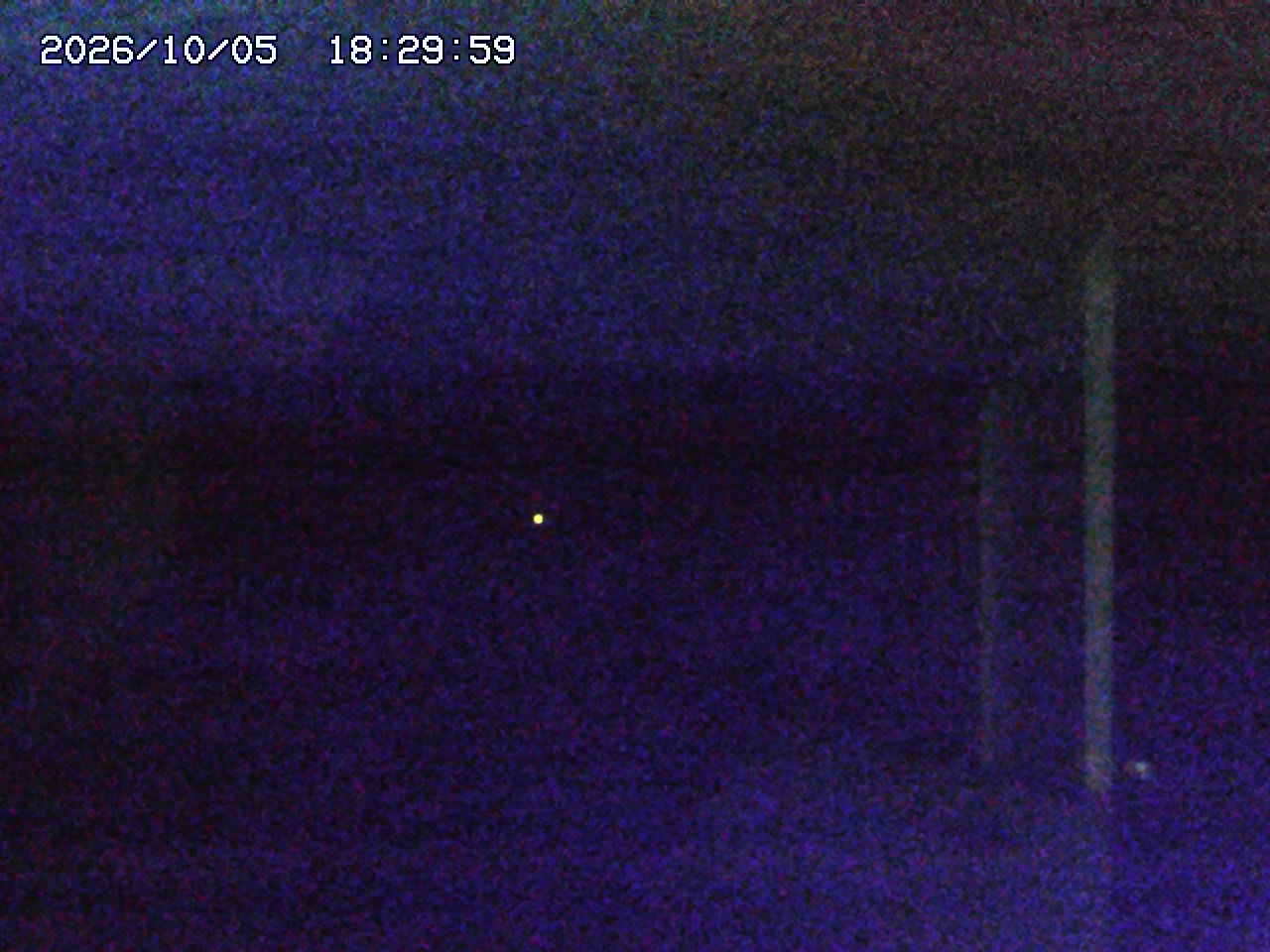 New GreenPIA New Greenpia Tsunan snow cam captured at 5 October 2026 at 7:37 pm GMT+9