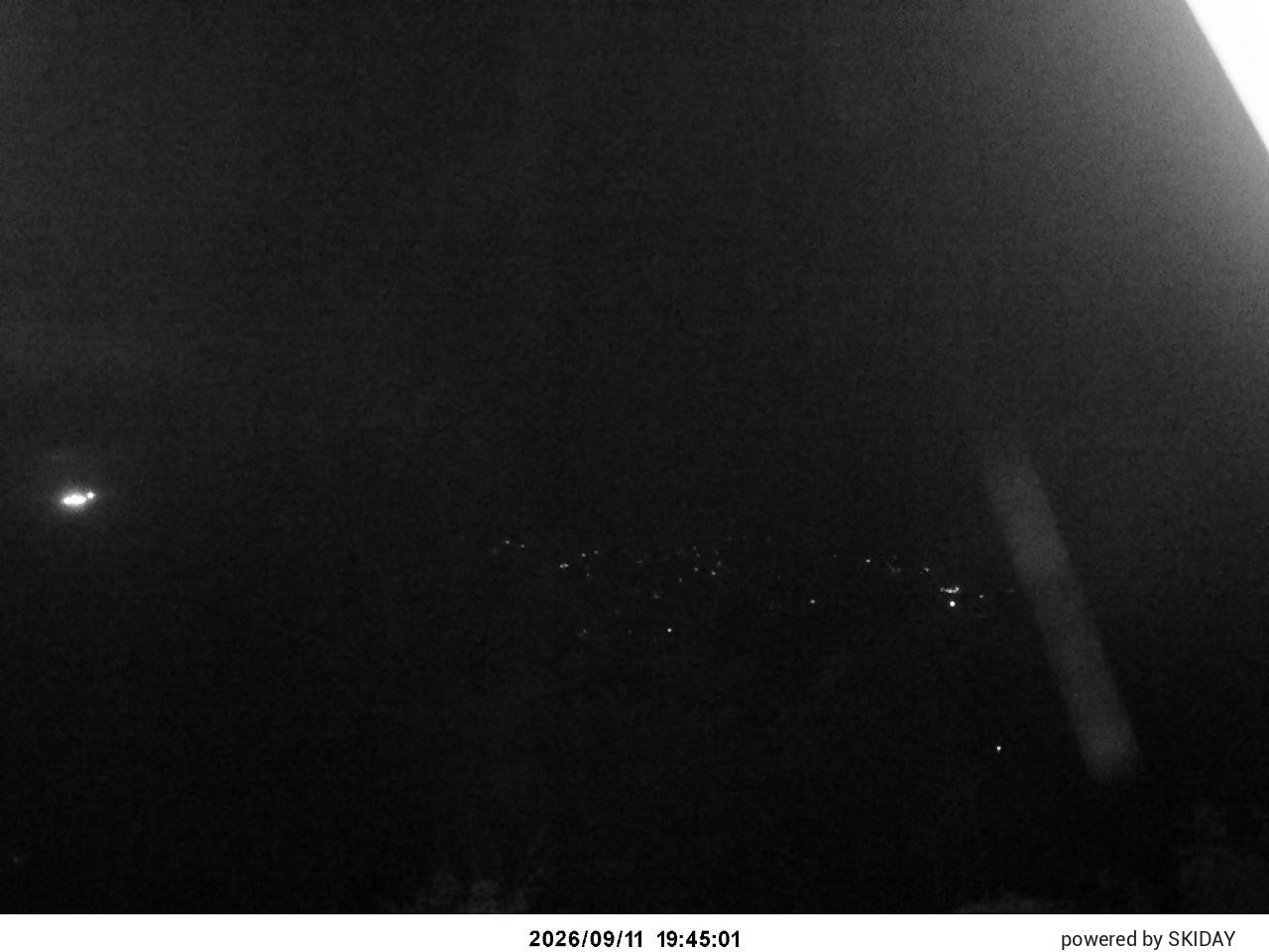 Hakuba Cortina Kurokawa Lookout snow cam captured at 11 September 2026 at 9:00 pm GMT+9