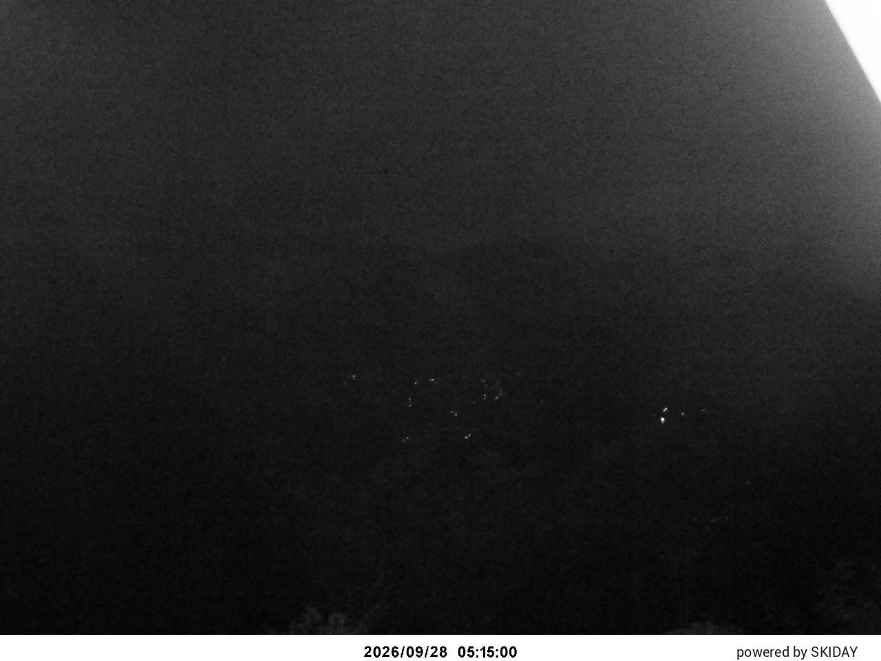 Hakuba Cortina Kurokawa Lookout snow cam captured at 28 September 2026 at 6:43 am GMT+9