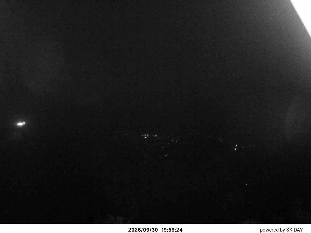 Hakuba Cortina Kurokawa Lookout snow cam captured at 30 September 2026 at 9:12 pm GMT+9