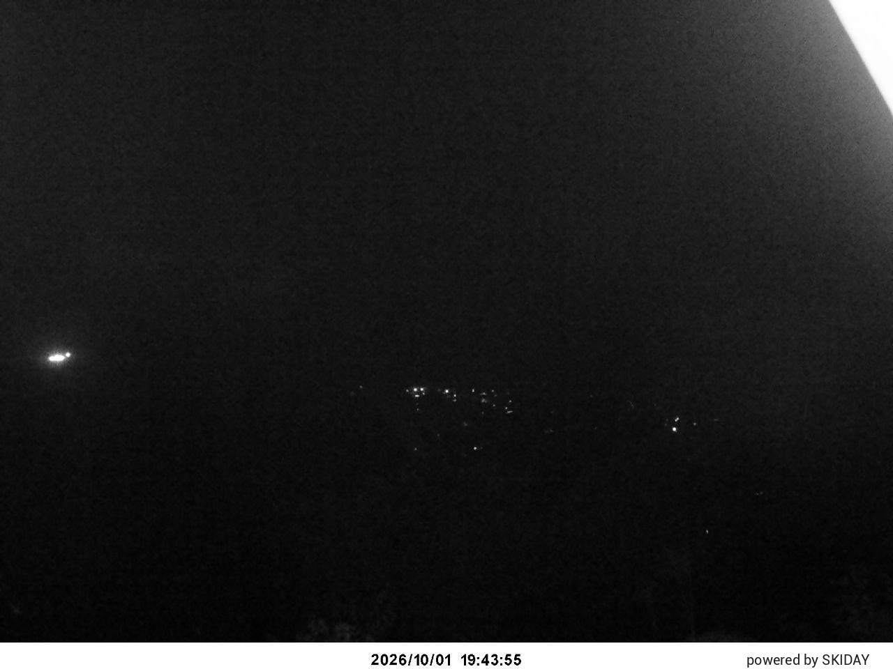 Hakuba Cortina Kurokawa Lookout snow cam captured at 1 October 2026 at 9:02 pm GMT+9