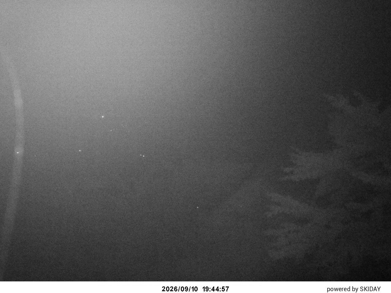 Hakuba Cortina Tsugaike, Hakuba Norikura and Cortina snow cam captured at 10 September 2026 at 11:34 pm GMT+9
