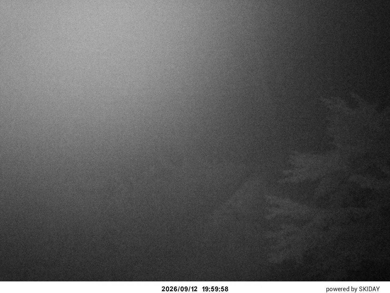 Hakuba Cortina Tsugaike, Hakuba Norikura and Cortina snow cam captured at 12 September 2026 at 8:22 pm GMT+9