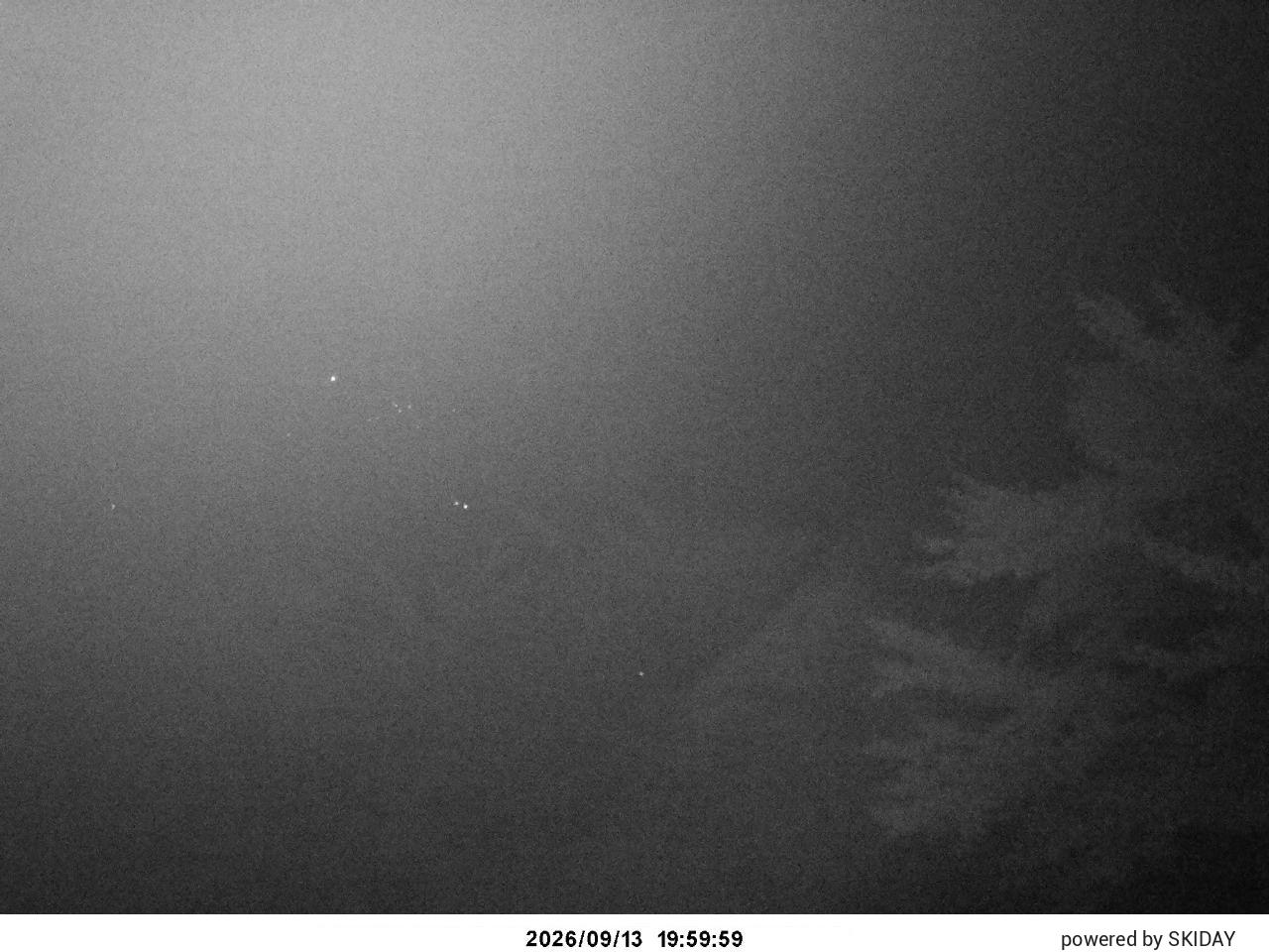 Hakuba Cortina Tsugaike, Hakuba Norikura and Cortina snow cam captured at 13 September 2026 at 8:46 pm GMT+9