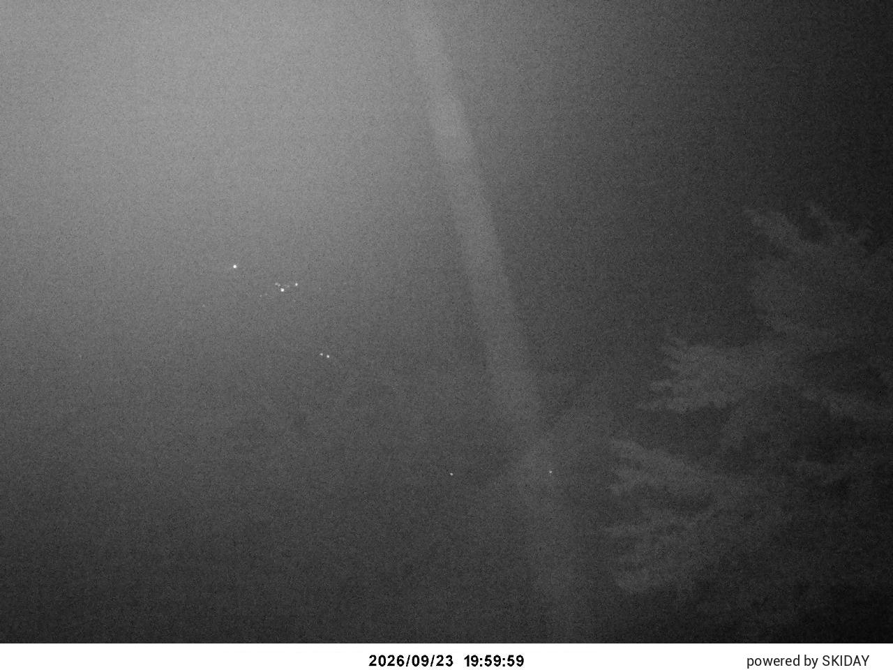 Hakuba Cortina Tsugaike, Hakuba Norikura and Cortina snow cam captured at 23 September 2026 at 9:12 pm GMT+9