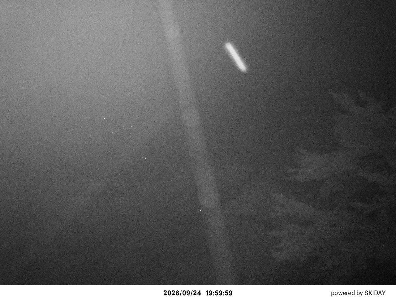 Hakuba Cortina Tsugaike, Hakuba Norikura and Cortina snow cam captured at 24 September 2026 at 8:36 pm GMT+9