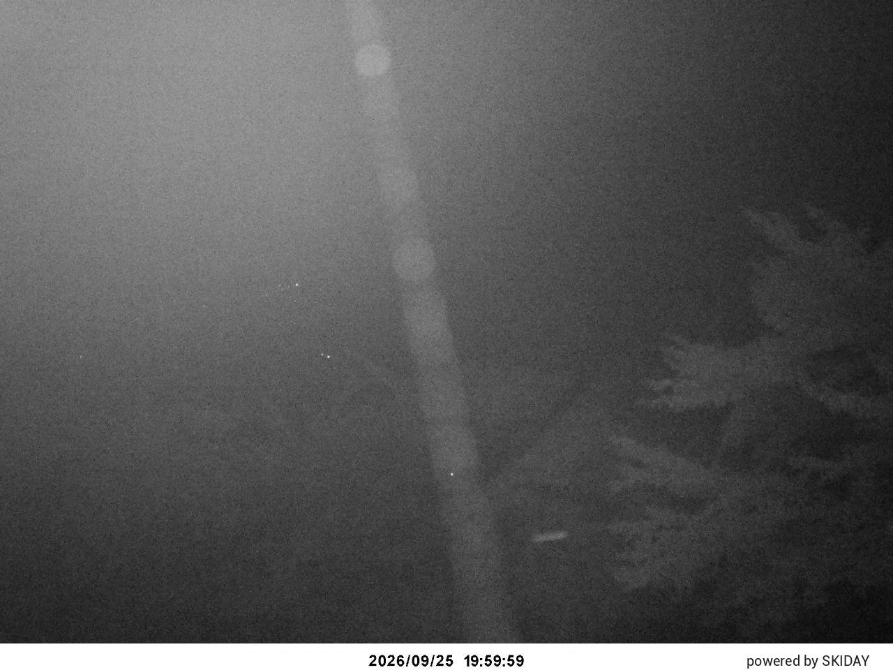 Hakuba Cortina Tsugaike, Hakuba Norikura and Cortina snow cam captured at 25 September 2026 at 10:01 pm GMT+9