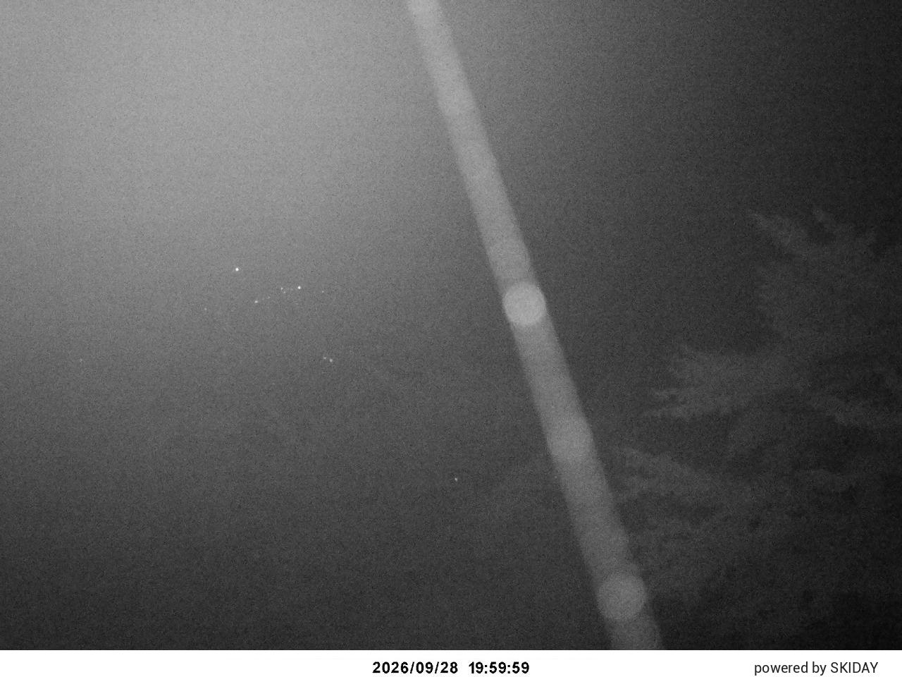 Hakuba Cortina Tsugaike, Hakuba Norikura and Cortina snow cam captured at 28 September 2026 at 9:59 pm GMT+9