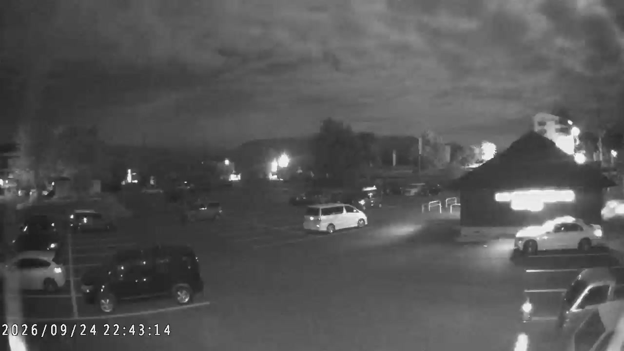 Happo-one Car Park 3 snow cam captured at 24 September 2026 at 11:36 pm GMT+9