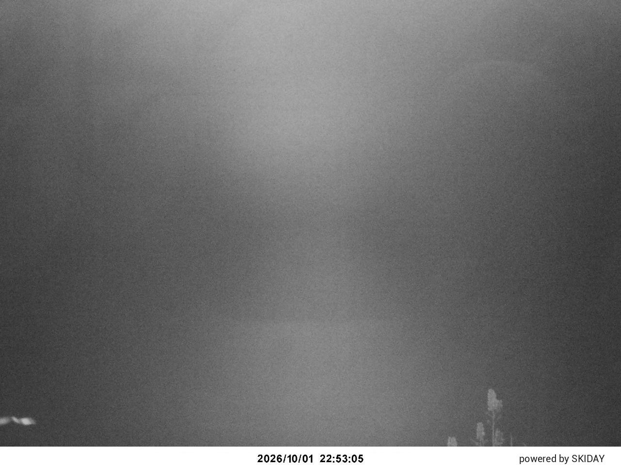 Happo-one Happoike Mountain Hut snow cam captured at 1 October 2026 at 11:32 pm GMT+9