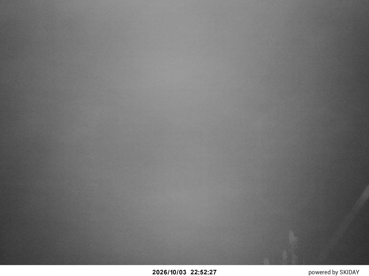Happo-one Happoike Mountain Hut snow cam captured at 3 October 2026 at 11:57 pm GMT+9