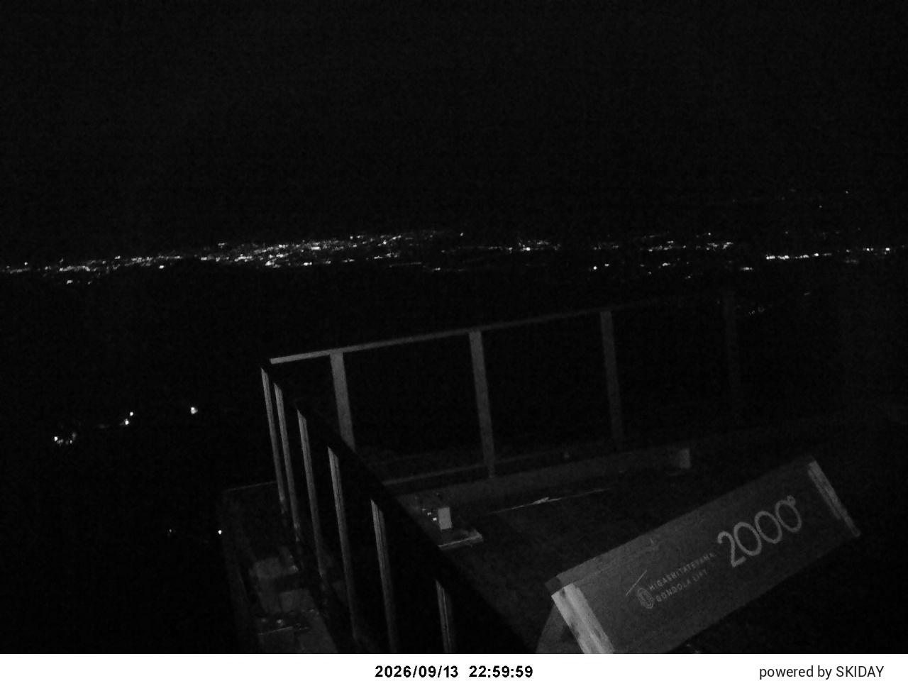 Higashitateyama Higashitateyama Summit snow cam captured at 13 September 2026 at 11:49 pm GMT+9
