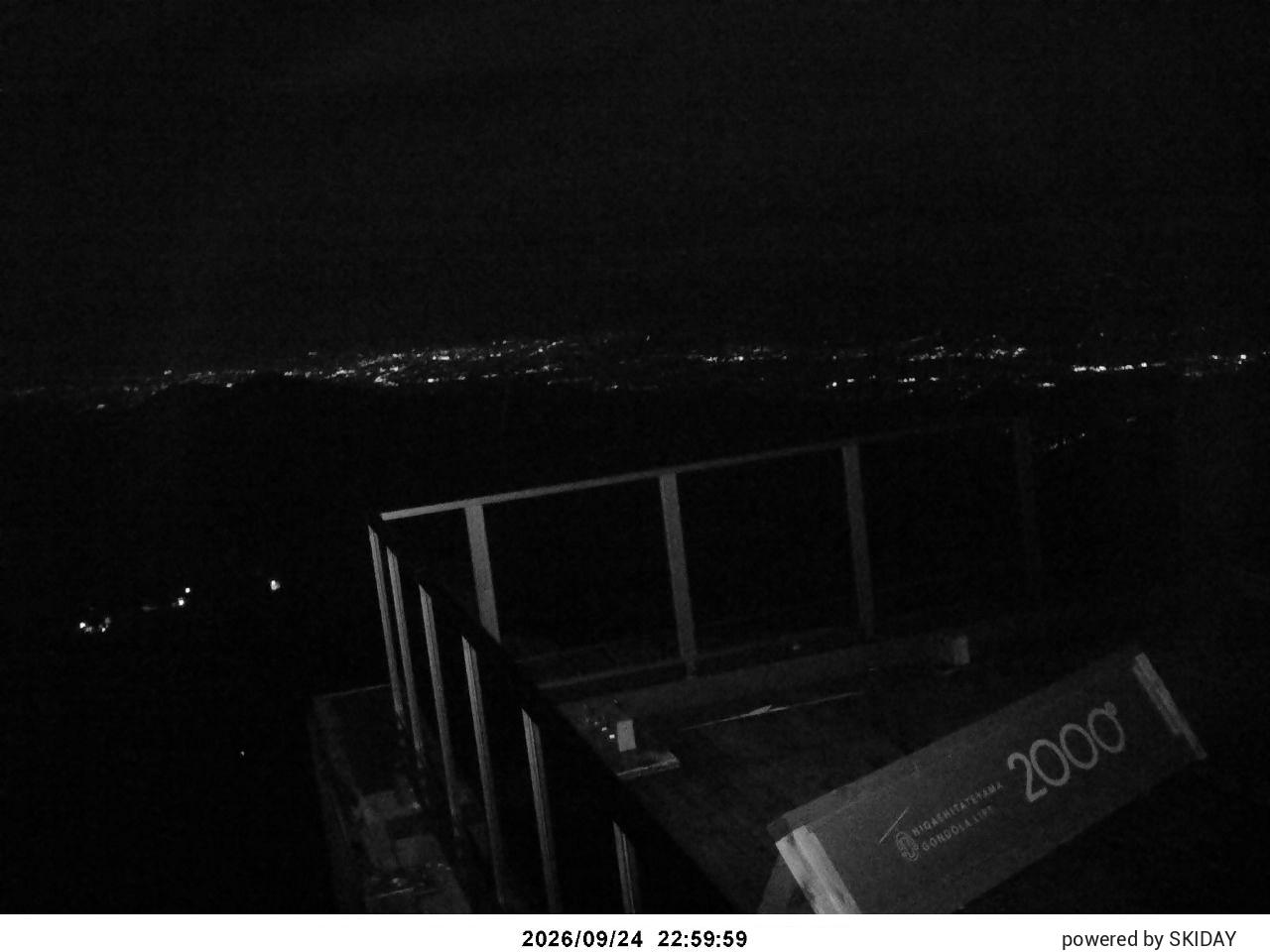 Higashitateyama Higashitateyama Summit snow cam captured at 24 September 2026 at 11:39 pm GMT+9