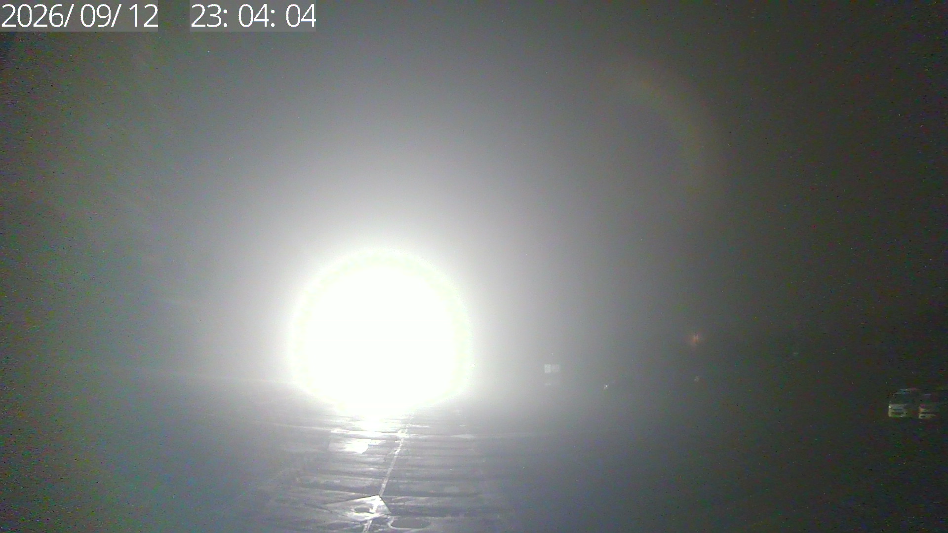 Karuizawa Prince Ski Centre Car Park Side snow cam captured at 12 September 2026 at 11:26 pm GMT+9
