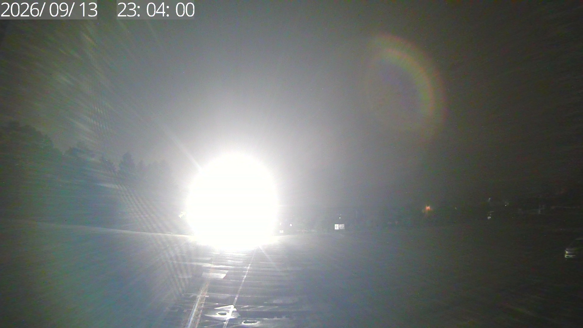 Karuizawa Prince Ski Centre Car Park Side snow cam captured at 13 September 2026 at 11:49 pm GMT+9