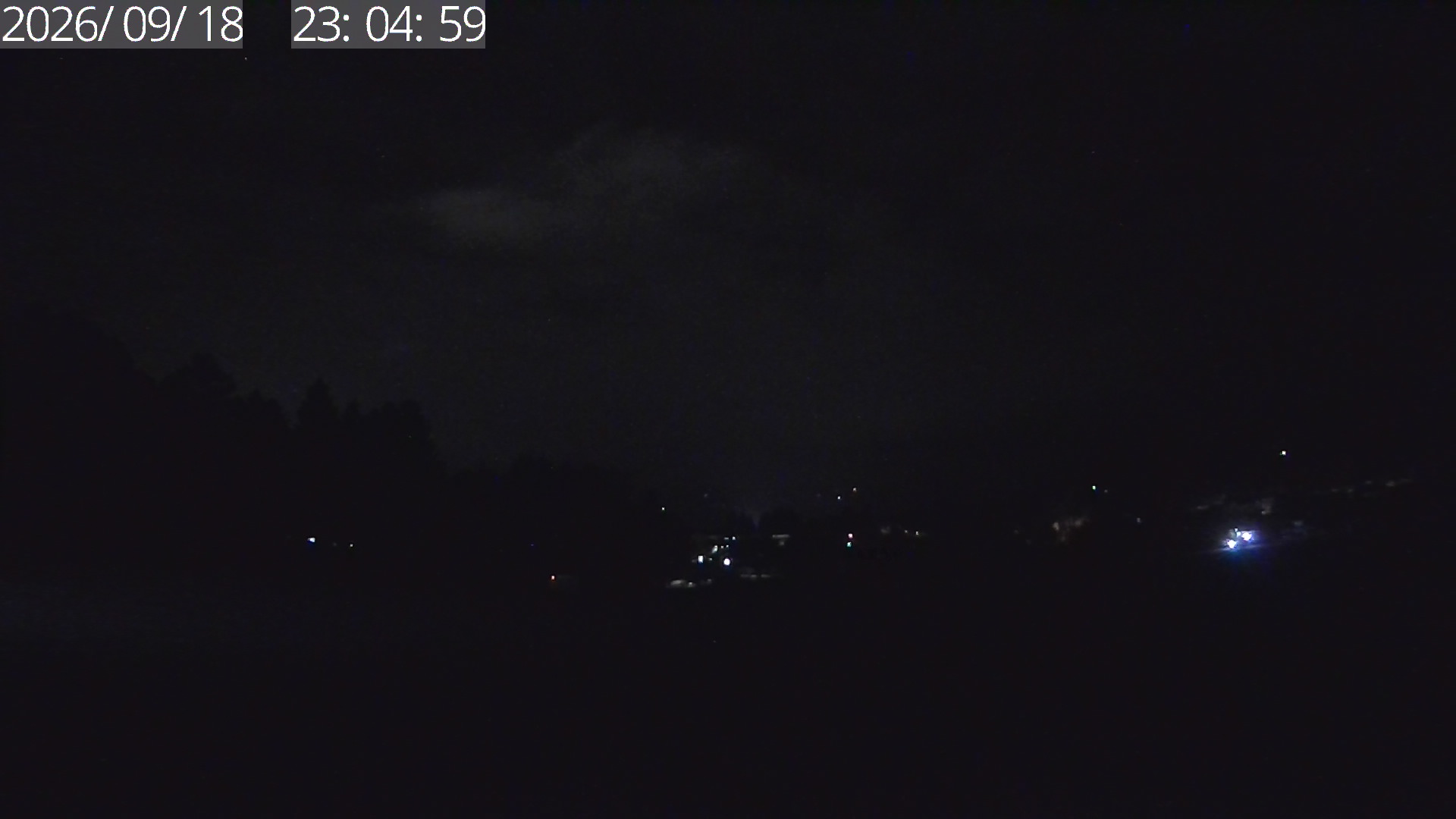 Karuizawa Prince Ski Centre Car Park Side snow cam captured at 18 September 2026 at 11:06 pm GMT+9